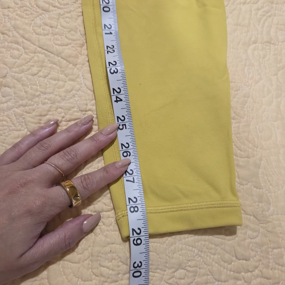 Lululemon Athletica Vibrant Yellow Leggings - Picture 8 of 8